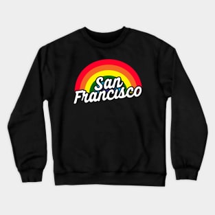 San Francisco LGBT Gay Pride Rainbow Flag Crewneck Sweatshirt